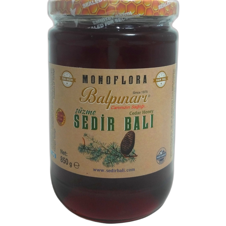 BALPINARI SÜZME SEDİR BALI 850 GR png aricilarbirligi.com